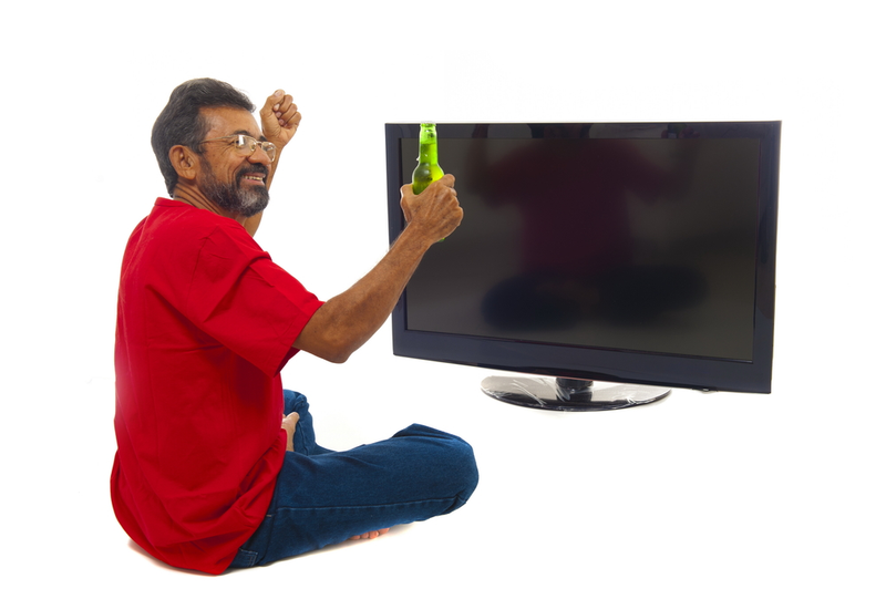 Illustration for article titled People Staring at Blank Television Screens